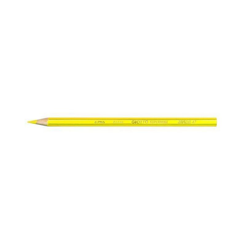 GIOTTO SUPERMINA GIALLO FLUO C.12 EAN 8000825002120 INGROSSO MATITE COLORATE