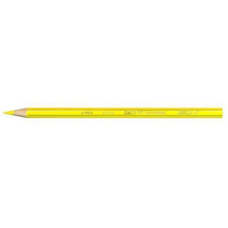 GIOTTO SUPERMINA GIALLO FLUO C.12 EAN 8000825002120 INGROSSO MATITE COLORATE