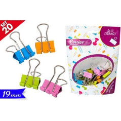 INGROSSO SET 20 FERMAGLI 19MM CO