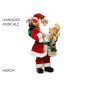 BABBO B/O LU/MUS. C/VESTITO ROSSO H60 EAN 8015361242435 INGROSSO PUPAZZI E GNOMI NATALIZI