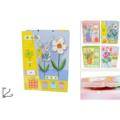 INGROSSO BUSTA REGALO FIORE/VASO