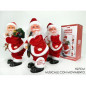 BABBO NATALE H.27CM DANZANTE C/MUSICA 3 ASSORTIMENTI EAN 8015361255190 INGROSSO PUPAZZI E GNOMI NATALIZI