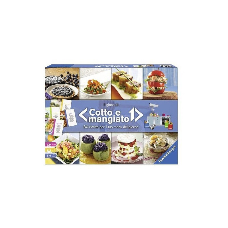 COTTO E MANGIATO RAVENSBURGER 37X27X5.5 2/6GIOCATORI - +8ANNI EAN 4005556267590 INGROSSO GIOCHI DI SOCIETA