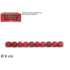 INGROSSO TUBO 10 PALLINE 6 CM 3