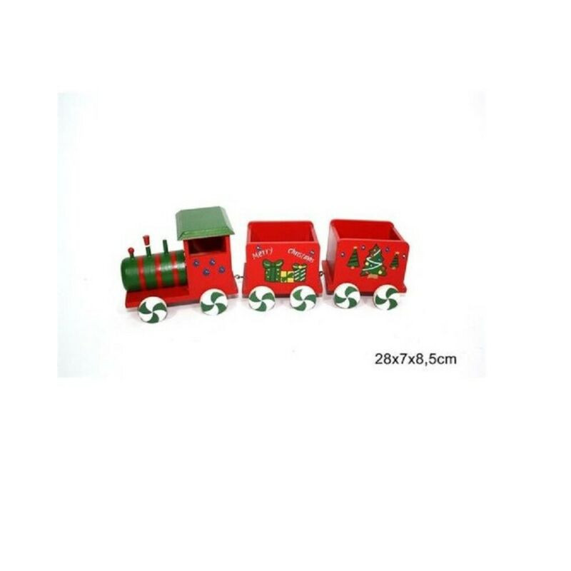 TRENO LEGNO NATALIZIO ZL08C10995 EAN 8033113275340 INGROSSO OGGETTISTICA NATALIZIA