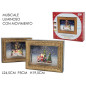 QUADRO C/AMB.NAT. B/O LU/SUO/MOV. 2ASS. EAN 8015361291969 INGROSSO OGGETTISTICA NATALIZIA