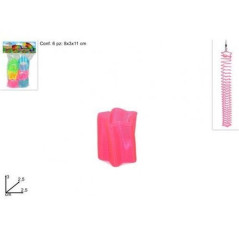 INGROSSO MINI MOLLE FLUO ASS SET
