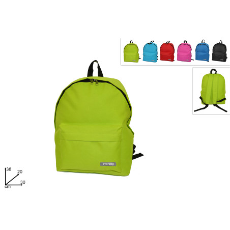 ZAINO C/TASCA COL. ASS. EAN 8034048299166 INGROSSO ZAINI SCUOLA