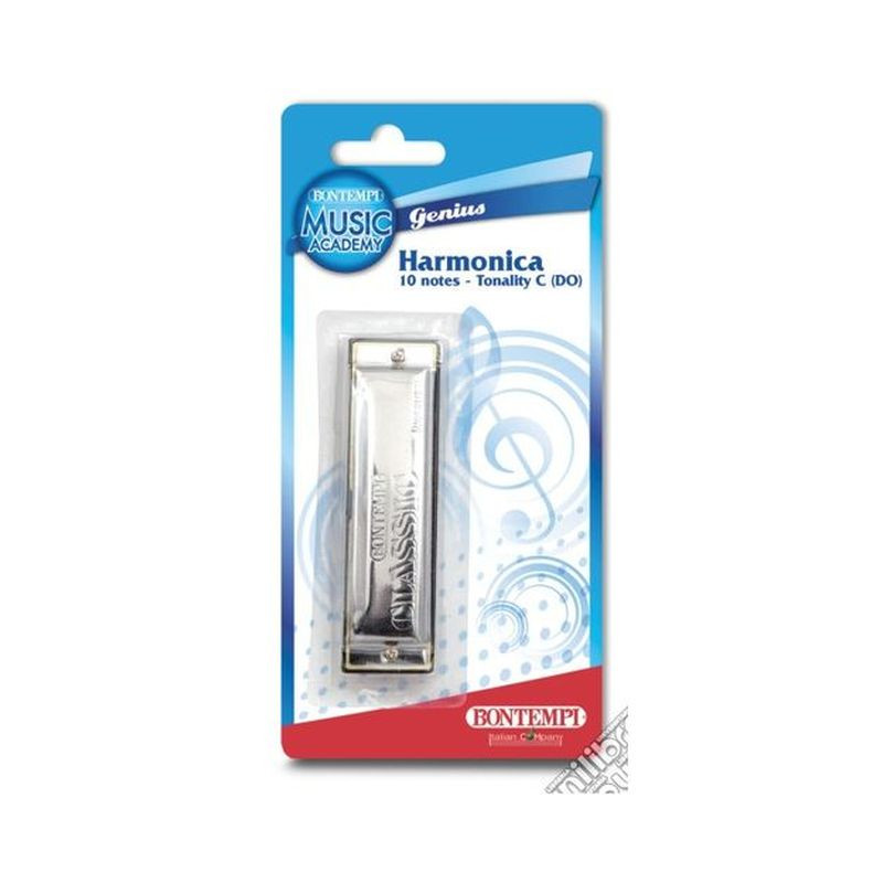 ARMONICA METALLICA C/VOCI MET. 10 NOTE BONTEMPI EAN 0047663353074 INGROSSO STRUMENTI A FIATO