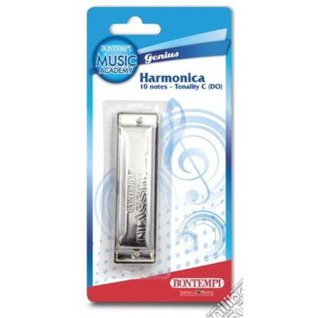 ARMONICA METALLICA C/VOCI MET. 10 NOTE BONTEMPI EAN 0047663353074 INGROSSO STRUMENTI A FIATO