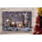 OLEOGRAFIA C/LED SOGGETTI NATALE 40X60CM EAN 8021785377929 INGROSSO OGGETTISTICA NATALIZIA