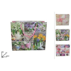 INGROSSO BUSTA REGALO FIORI 3ASS
