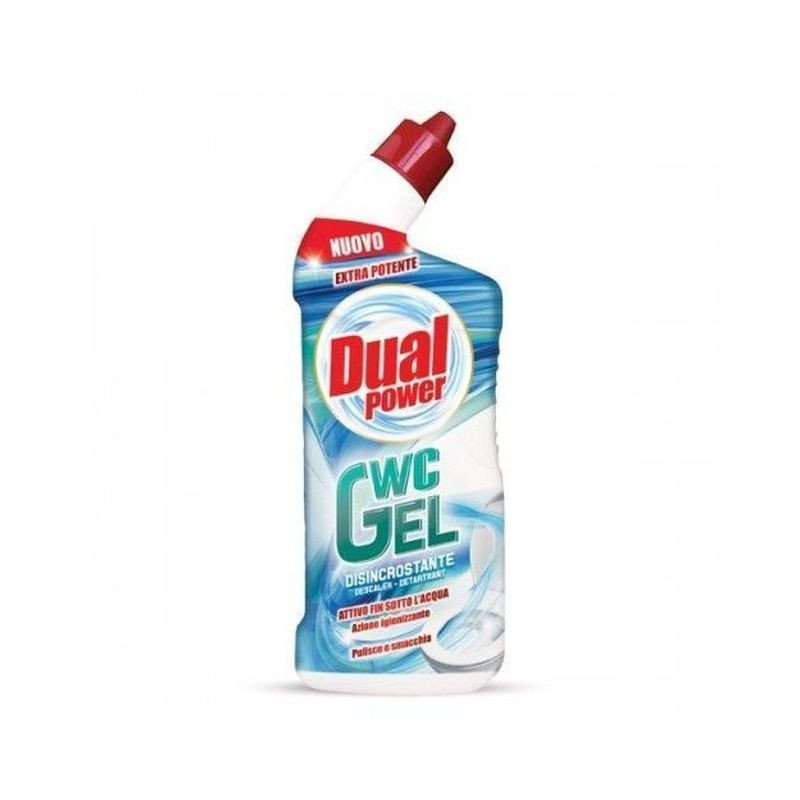DUAL POWER WC GEL 750ML DISINCROSTANTE EAN 8032680391514 INGROSSO DETERSIVI