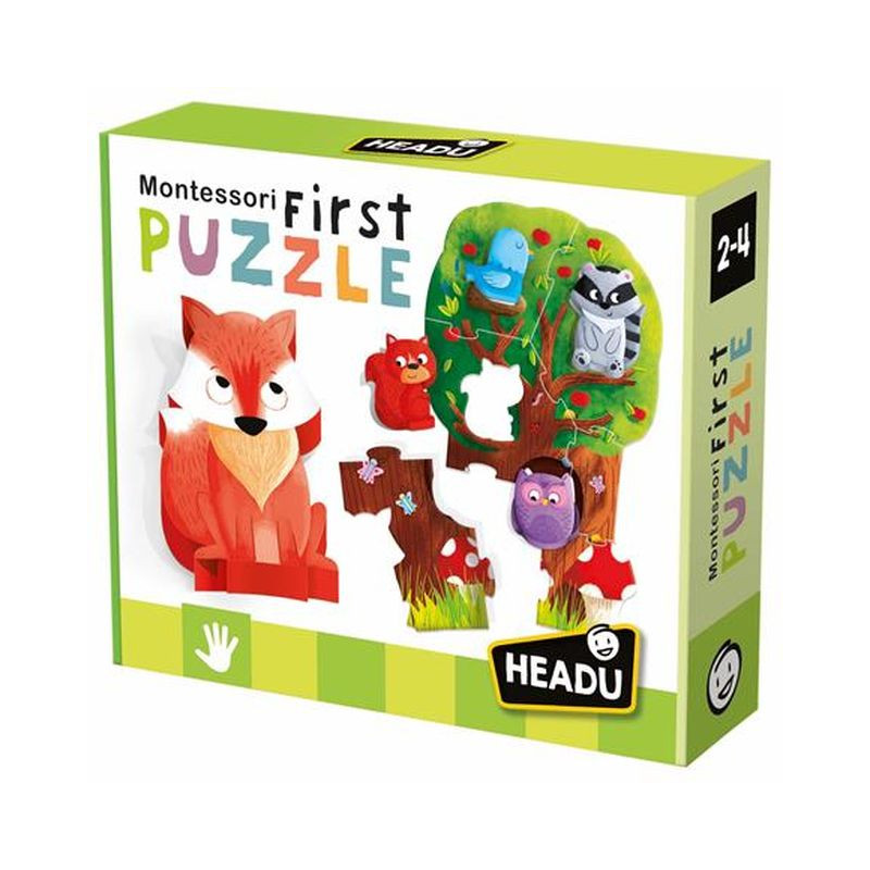 MONTESSORI FIRST PUZZLE THE FOREST 2-4AN EAN 8059591420133 INGROSSO GIOCHI CREATIVI