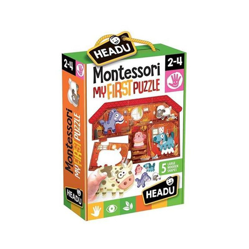 MONTESSORI FIRST PUZZLE THE FARM 2-4 ANN EAN 8059591420140 INGROSSO GIOCHI CREATIVI