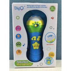 INGROSSO MICROFONO B/O 16CM +18M