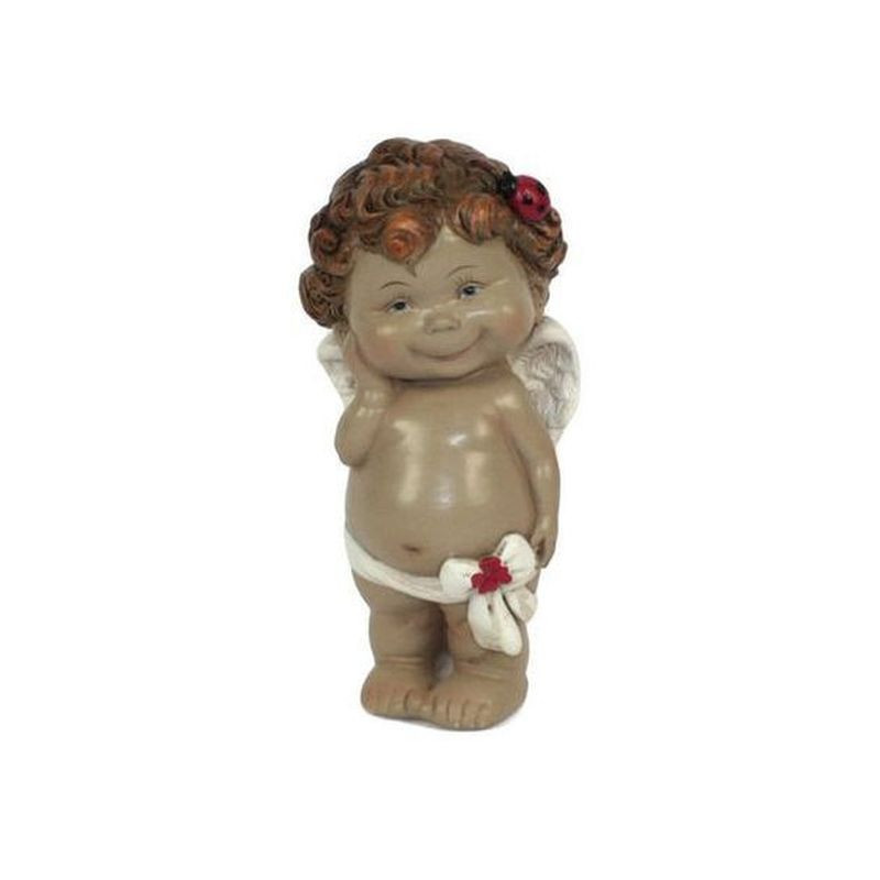 ANGELO C/MANO SUL VISO 14.5X6X7CM EAN 8033113549533 INGROSSO OGGETTISTICA NATALIZIA