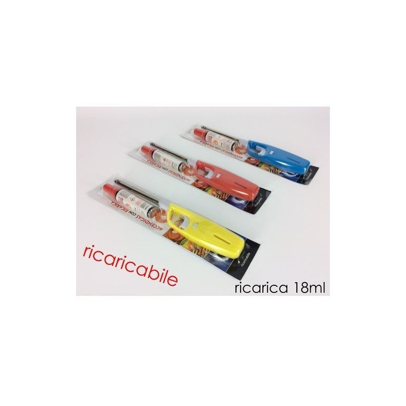 ACCENDIGAS C/RICARICA 18ML 3ASS EAN 8015361038083 INGROSSO ACCENDIGAS
