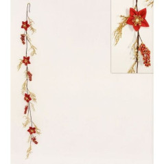 INGROSSO RAMO FIORI JUTA C/PERLE