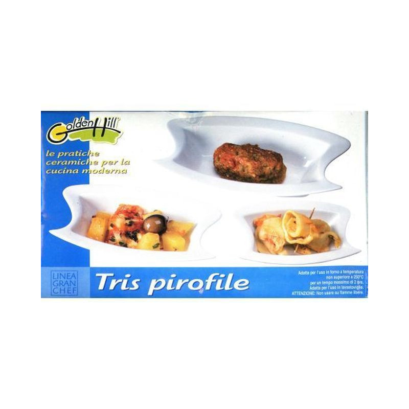 SET 3 PIROFILE SAGOMATE EAN 8032732051809 INGROSSO VASSOI E PIROFILE