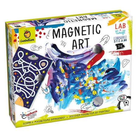 LUDATTICA LAB&CRAFT - MAGNETIC ART EAN 8057158621993 INGROSSO GIOCHI CREATIVI