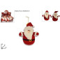 BABBO NATALE PELUCHE H.16CM EAN 8033113639951 INGROSSO PUPAZZI E GNOMI NATALIZI
