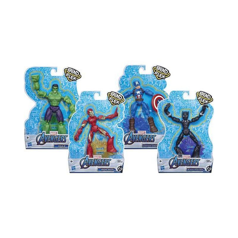 AVENGERS BENDY FIGURES AST EAN 5010993641857 INGROSSO PERSONAGGI SUPEREROI MARVEL