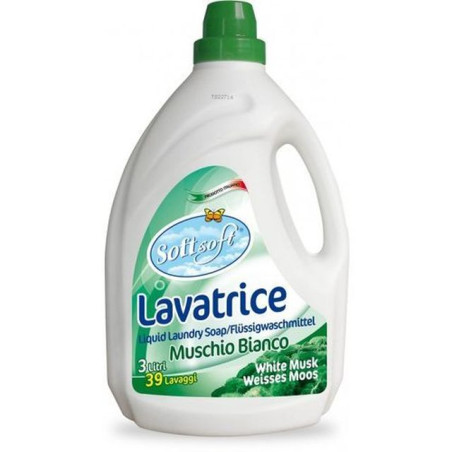 DETERSIVO SOFT LAVATRICE 3 LT MUSCHIO EAN 8057438680047 INGROSSO DETERSIVI