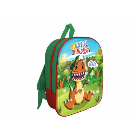 ZAINO LED 3D DINO EAN 8032780725172 INGROSSO ZAINI SCUOLA