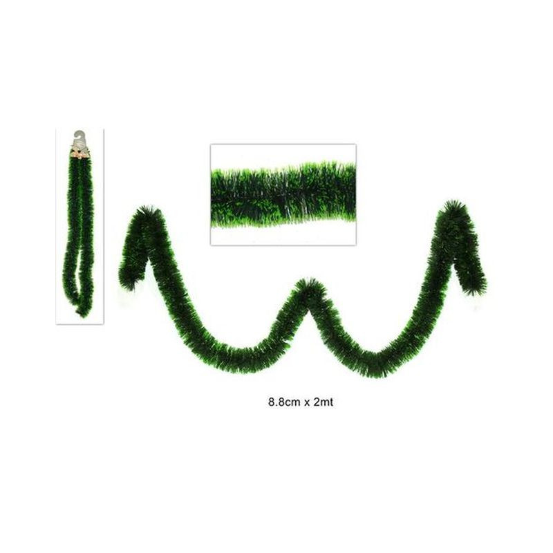 FILO ADDOBBO VERDE BICOLORE 8,8 CM X 2 M EAN 8033113267659 INGROSSO GHIRLANDE NATALIZIE FILO ADDOBBO VERDE BICOLORE 8,8 CM X 2 M EAN 8033113267659 INGROSSO GHIRLANDE NATALIZIE
