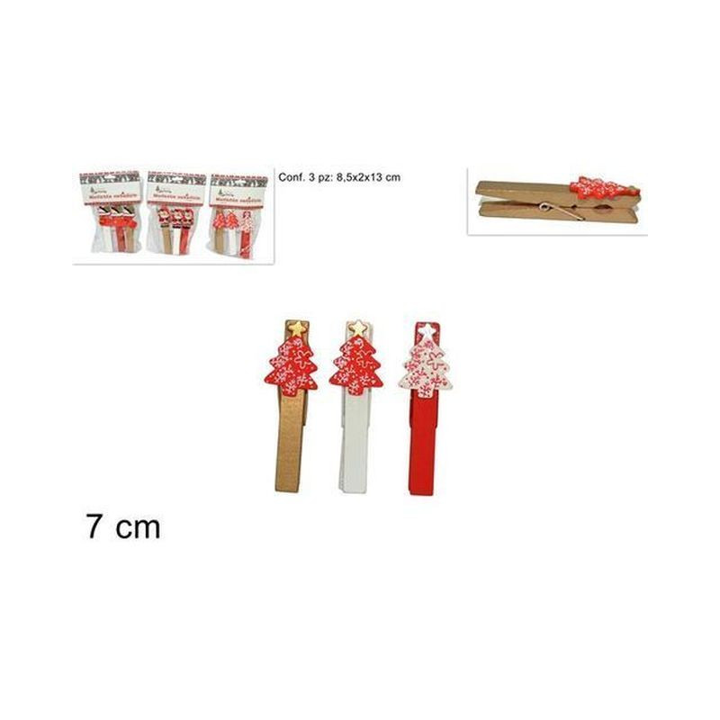 MOLLETTINE C/SOGGETTI NATALIZI 3PZ 3ASS 7CM EAN 8033113396496 INGROSSO OGGETTISTICA NATALIZIA