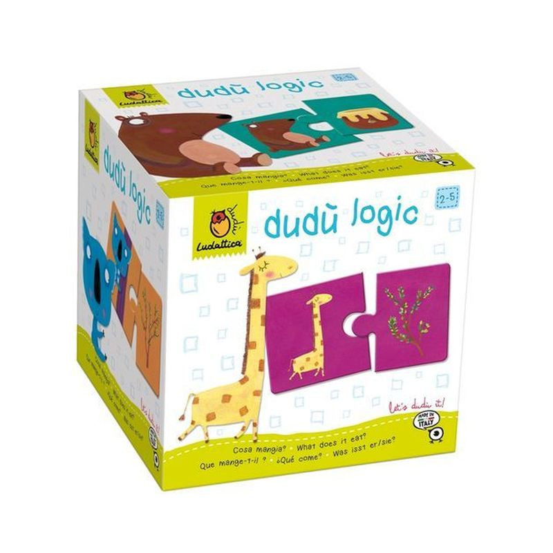 LUDATTICA DUDU' LOGIC - COSA MANGIA? EAN 8057158620583 INGROSSO GIOCHI CREATIVI