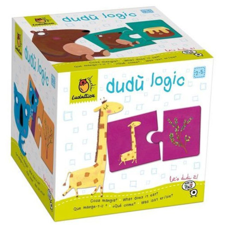 LUDATTICA DUDU' LOGIC - COSA MANGIA? EAN 8057158620583 INGROSSO GIOCHI CREATIVI