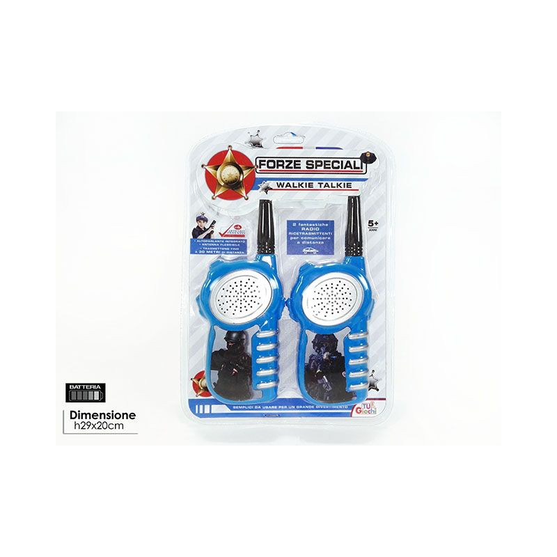 WALKIE TALKIE-SQUADRA SPECIALE 27MHZ EAN 8015361178178 INGROSSO ACCESSORI MUSICALI