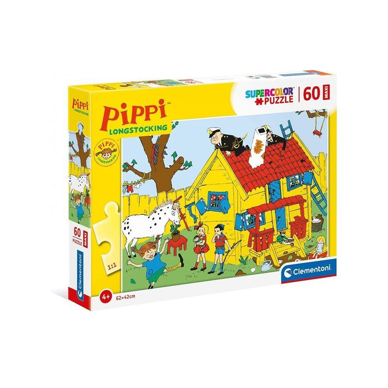 PUZZLE PZ.60 MAXI PIPPI LONGSTOCKING EAN 8005125264667 INGROSSO PUZZLE CLASSICI