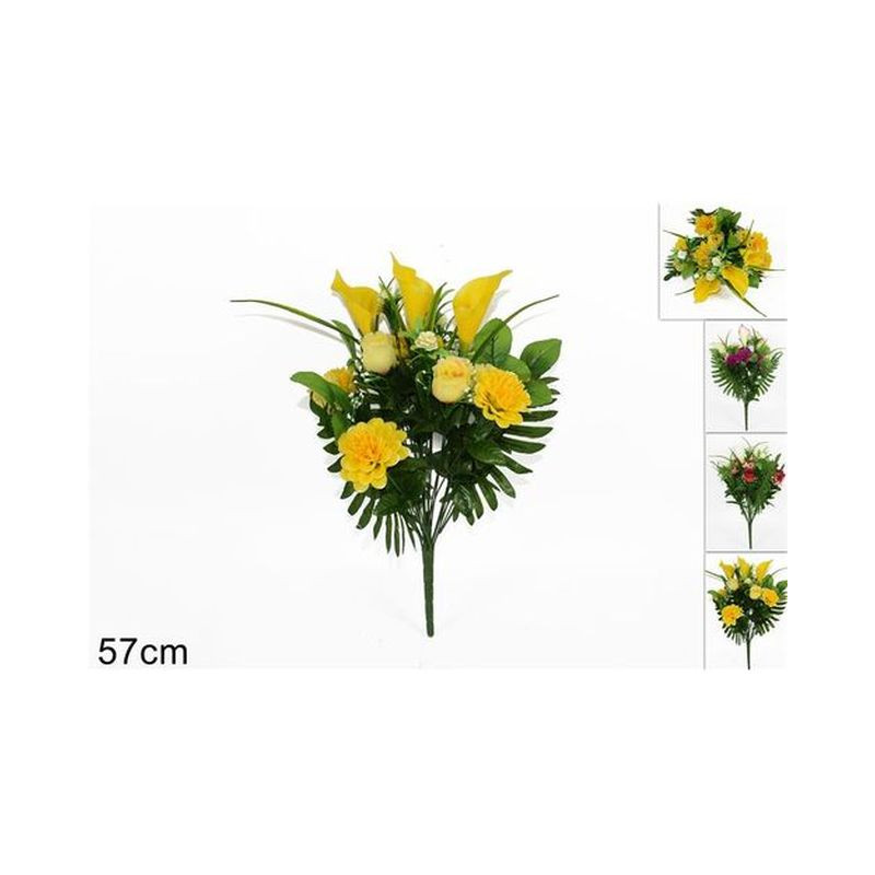 MAZZO FIORI 23 STELI 3 COL. HY17008X23 EAN 8034048438572 INGROSSO FIORI FINTI NATALIZI