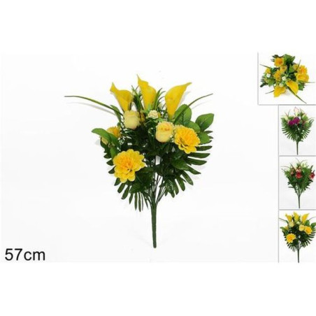 MAZZO FIORI 23 STELI 3 COL. HY17008X23 EAN 8034048438572 INGROSSO FIORI FINTI NATALIZI