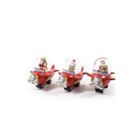 AEREO PALLA DI NEVE RESINA 15X10XH13CM EAN 8034052625432 INGROSSO OGGETTISTICA NATALIZIA