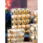 PALLINE NATALE ORO IN PLASTICA 20PZ D.5 EAN 8021785258372 INGROSSO PALLINE DI NATALE E PUNTALI