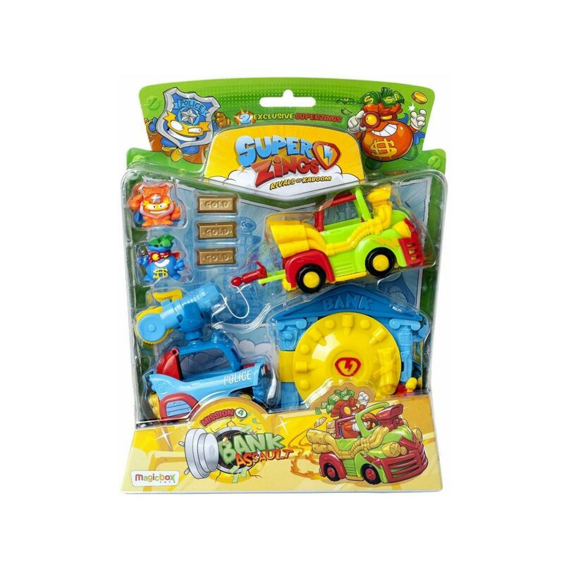 SUPERZINGS S - MISSION 4 BANK ASSAULT EAN 8431618011423 INGROSSO SET PERSONAGGI CARTOON