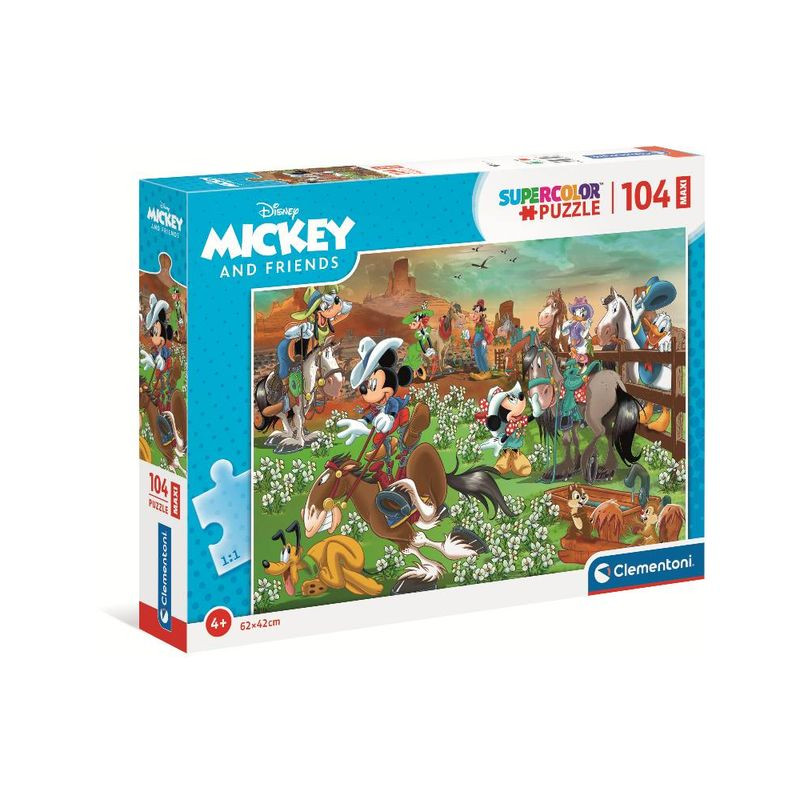 PUZZLE PZ.104 MAXI MICKEY AND FRIENDS EAN 8005125237593 INGROSSO PUZZLE CLASSICI