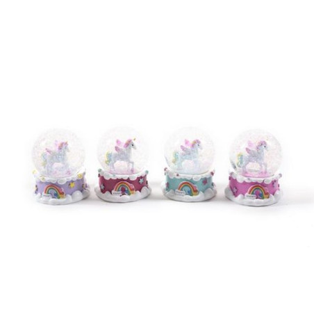 PALLA DI NEVE UNICORN 7,5X7,5XH.9CM ASS EAN 8034052539999 INGROSSO OGGETTISTICA NATALIZIA