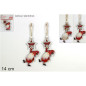 APPENDINO GNOMO DI NATALE LEGNO SET 2PZ EAN 8053482051789 INGROSSO APPENDINI NATALIZI