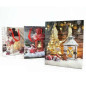 BUSTA GLITTERATA NAT.XMAS 6ASS. GIGANTE EAN 8015361005122 INGROSSO SACCHETTI E SHOPPER NATALIZI