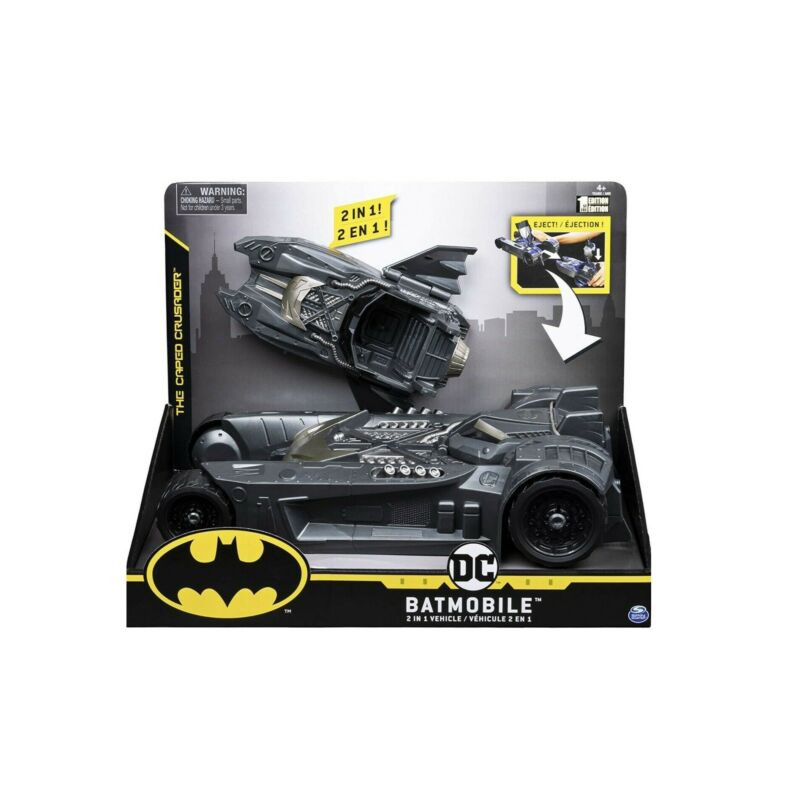 BATMAN BATMOBILE 2 IN 1 PER PERS. 10CM EAN 0778988134825 INGROSSO PERSONAGGI SUPEREROI MARVEL