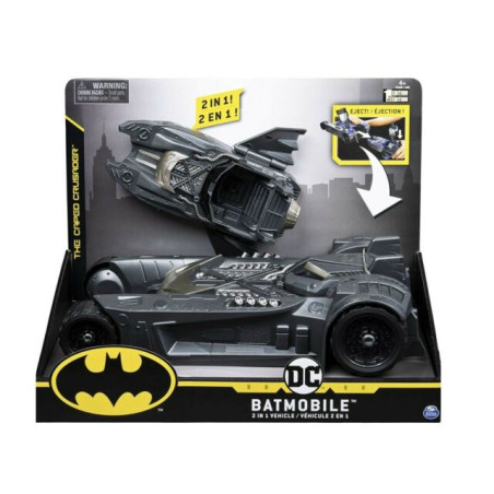 BATMAN BATMOBILE 2 IN 1 PER PERS. 10CM EAN 0778988134825 INGROSSO PERSONAGGI SUPEREROI MARVEL
