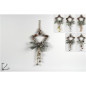 APPENDINO STELLA PIGNE INNEV. 40CM C/CAM EAN 8033113772481 INGROSSO APPENDINI NATALIZI