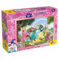 DISNEY PUZZLE DF MAXIFLOOR 24 PRINCESS EAN 8008324074082 INGROSSO PUZZLE CLASSICI