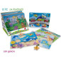 FATTO DI LEGNO - PUZZLE COLORATI FUNNY EAN 8017967404293 INGROSSO GIOCHI IN LEGNO