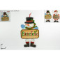 APPENDINO SOG. NATAL. 56CM BUONE FESTE A EAN 8033113969454 INGROSSO APPENDINI NATALIZI